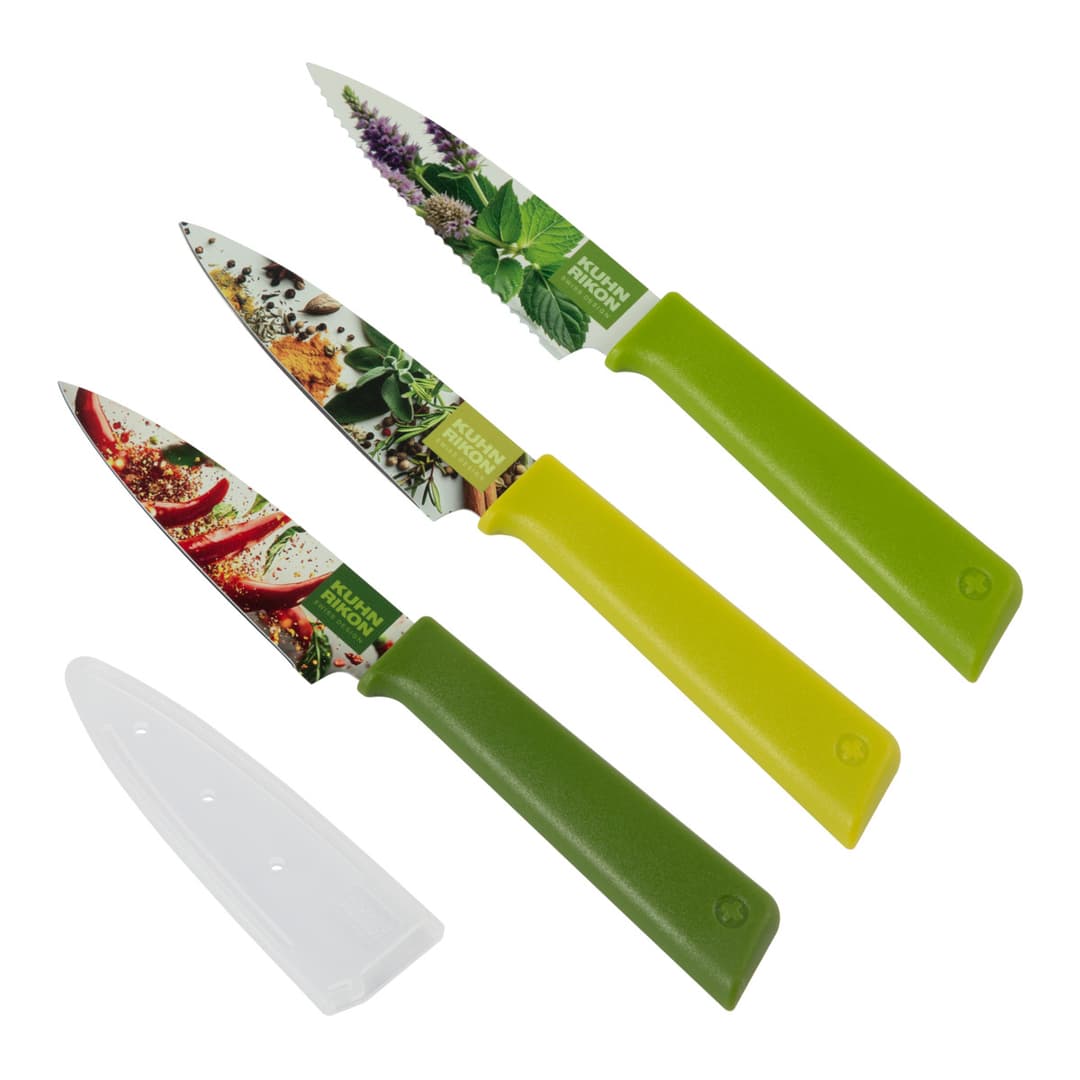 COLORI®+ Rüstmesser Set Spices & Herbs 3 Stk. (Limited Edition)