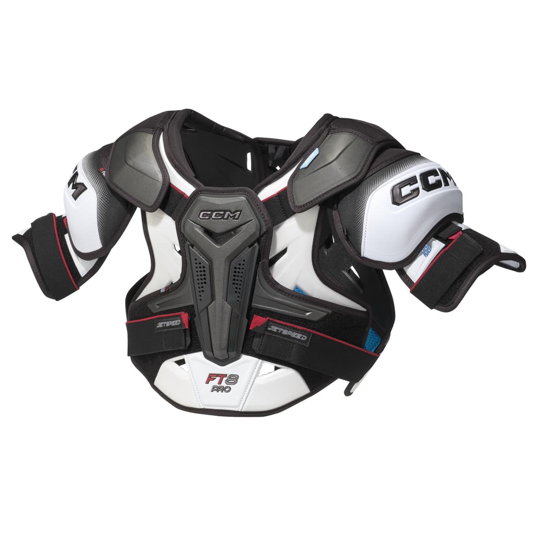 JETSPEED FT 8 PRO SR / Schutzfarbe: weiss/schwarz / Körperschutzgröße: M / Schutzgröße: SR