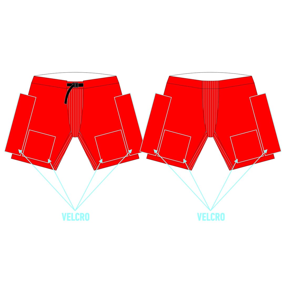 INTERHOCKEY IH VELCRO ROT SR