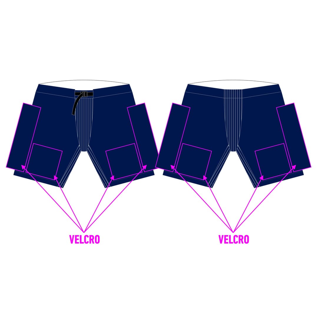 INTERHOCKEY IH VELCRO NAVY SR