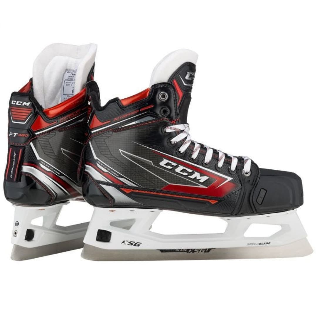 SK JS FT480 GOALER SR / Skate Size: 7.5 / Schuhgrösse: SR / Breite: EE (Wide) / Farbe: schwarz