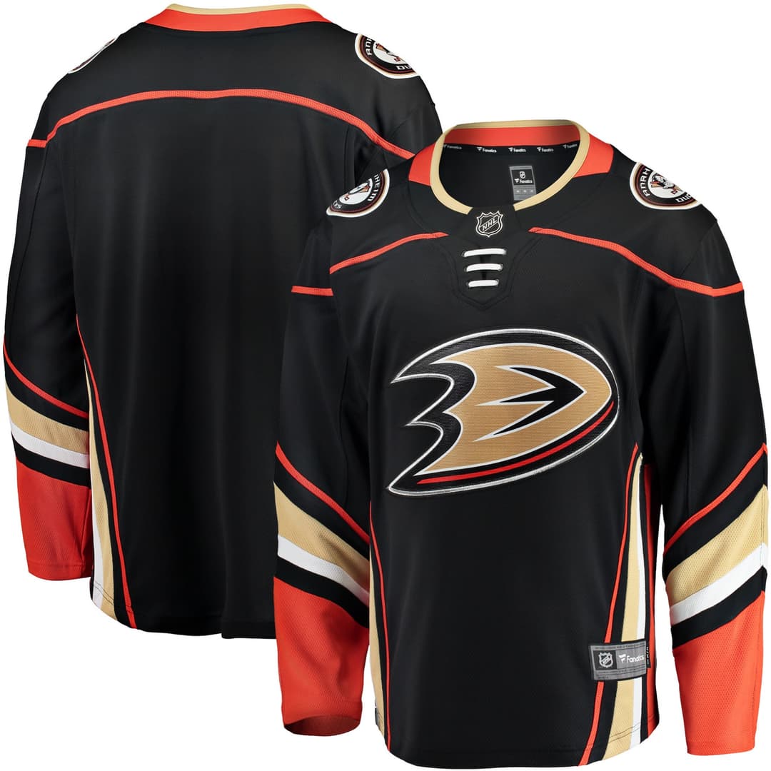 BREAKAWAY JERSEY HOME ANAHEIM DUCKS HOME / Farbe: schwarz / Größe: SR / Größe: L