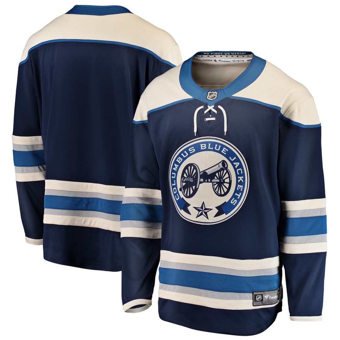 BREAKAWAY JERSEY COLUMBUS BLUE JACKETS ALTERNATE / Farbe: navy / Größe: SR / Größe: XL