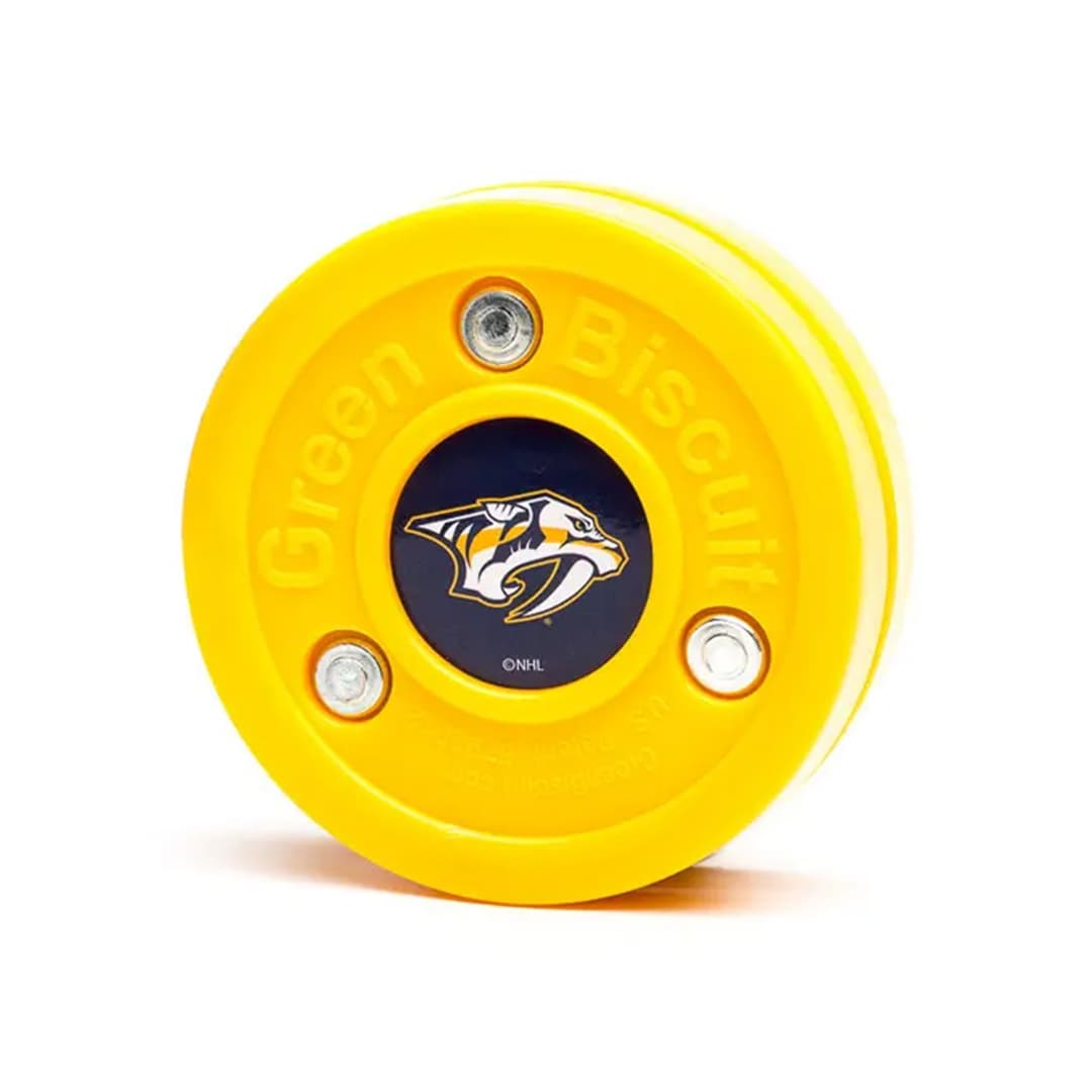PUCK  - NHL / Clubname: Nashville Predatores / Farbe: gelb / Farbe: gelb