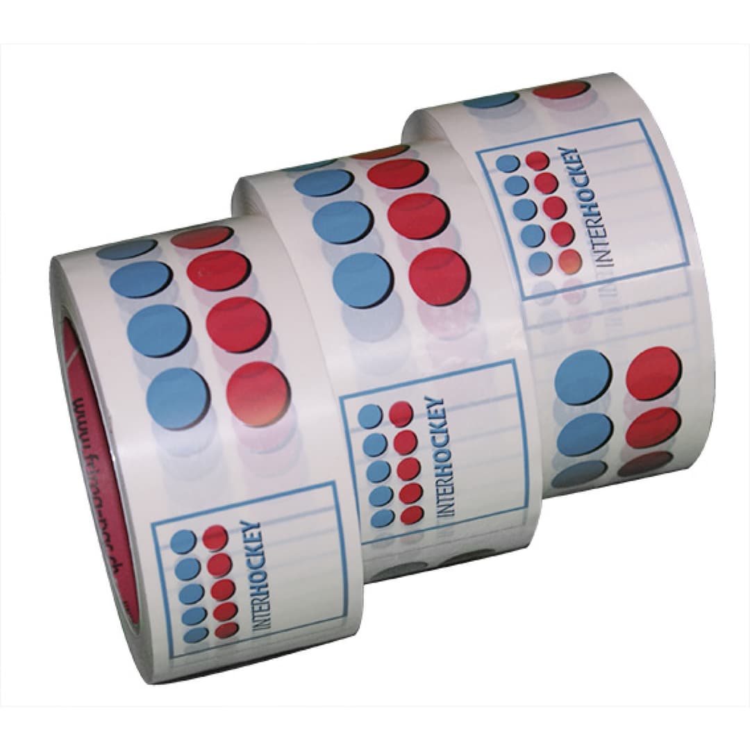 KLEBEBAND INTERHOCKEY / Klebebandfarben: blau/weiss / Klebebanddimensionen: 66m x 50mm