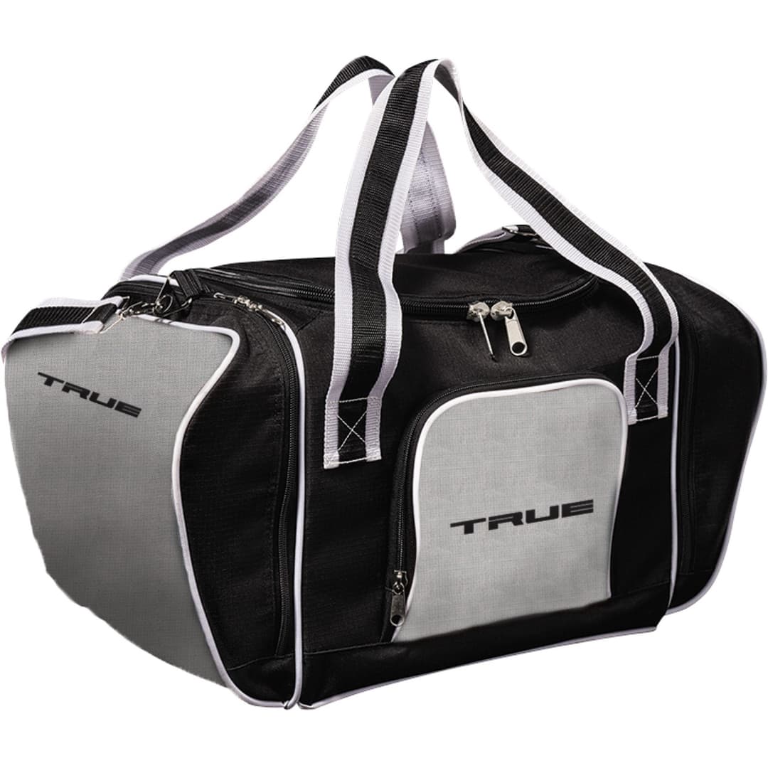 TASCHE TRAVEL BAG TEAM / Taschenfarbe: schwarz/silber / Volumen: 60l / Marke: TRUE