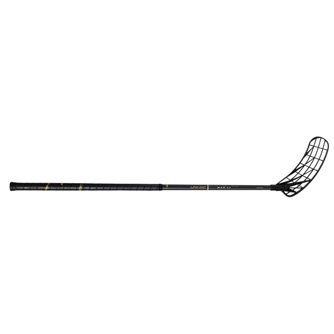 UNILITE MAX SLIM BLACK/GOLD / Stockart: Rechts / Farbe: black/gold / Unihockey Härte: 29 / Unihockey Stockgrösse: 96