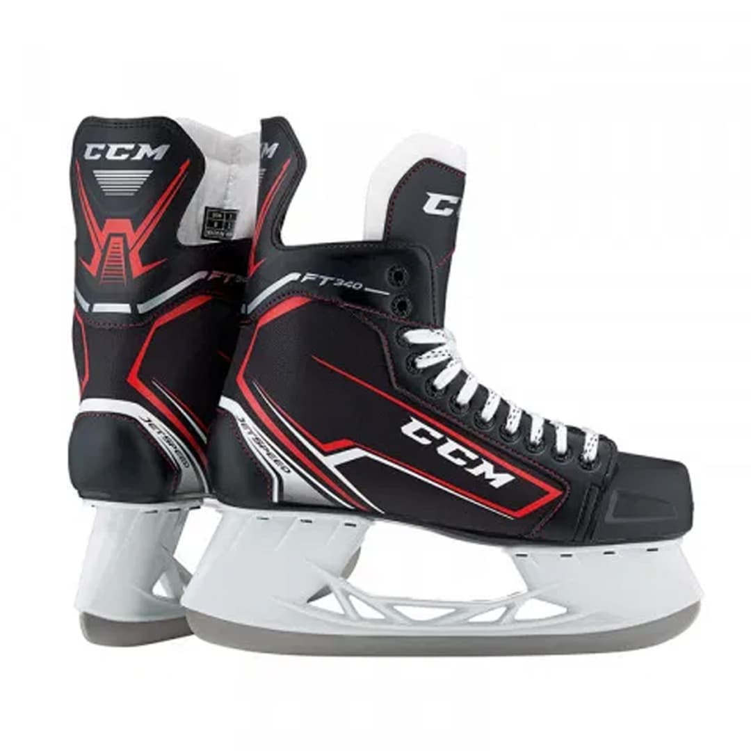 CCM SK JS FT340 SR / EU: 45 / Schuhgrösse: SR / Breite: D (Regular) / Marke: CCM