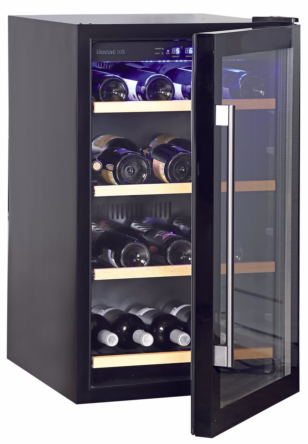 Novamatic Vinocave 105 Weinkühlschrank – Weinkühlschrank freistehend – schwarz
