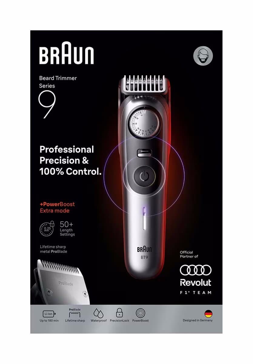 Braun Series 9 BT9520 ARF1 Barttrimmer – Trimmer/Barttrimmer/Bartschneider – schwarz