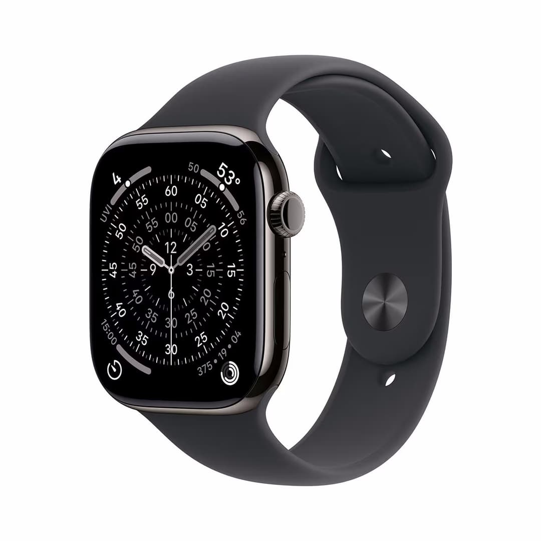 Apple Watch Series 11 GPS + Cellular Slate Titanium Case / Black Sport Band Watch Series 11