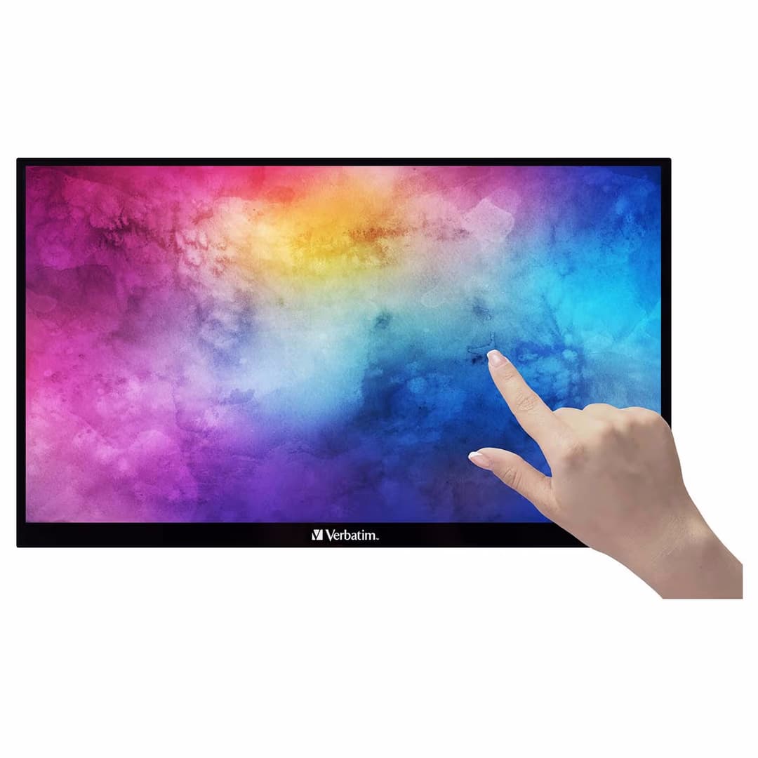 Verbatim PMT-15 Portable Touchscreen Monitor (15.6", Full HD 1920 x 1080, 60 Hz) 15.6" FHD Monitor – Monitor/PC Bildschirm
