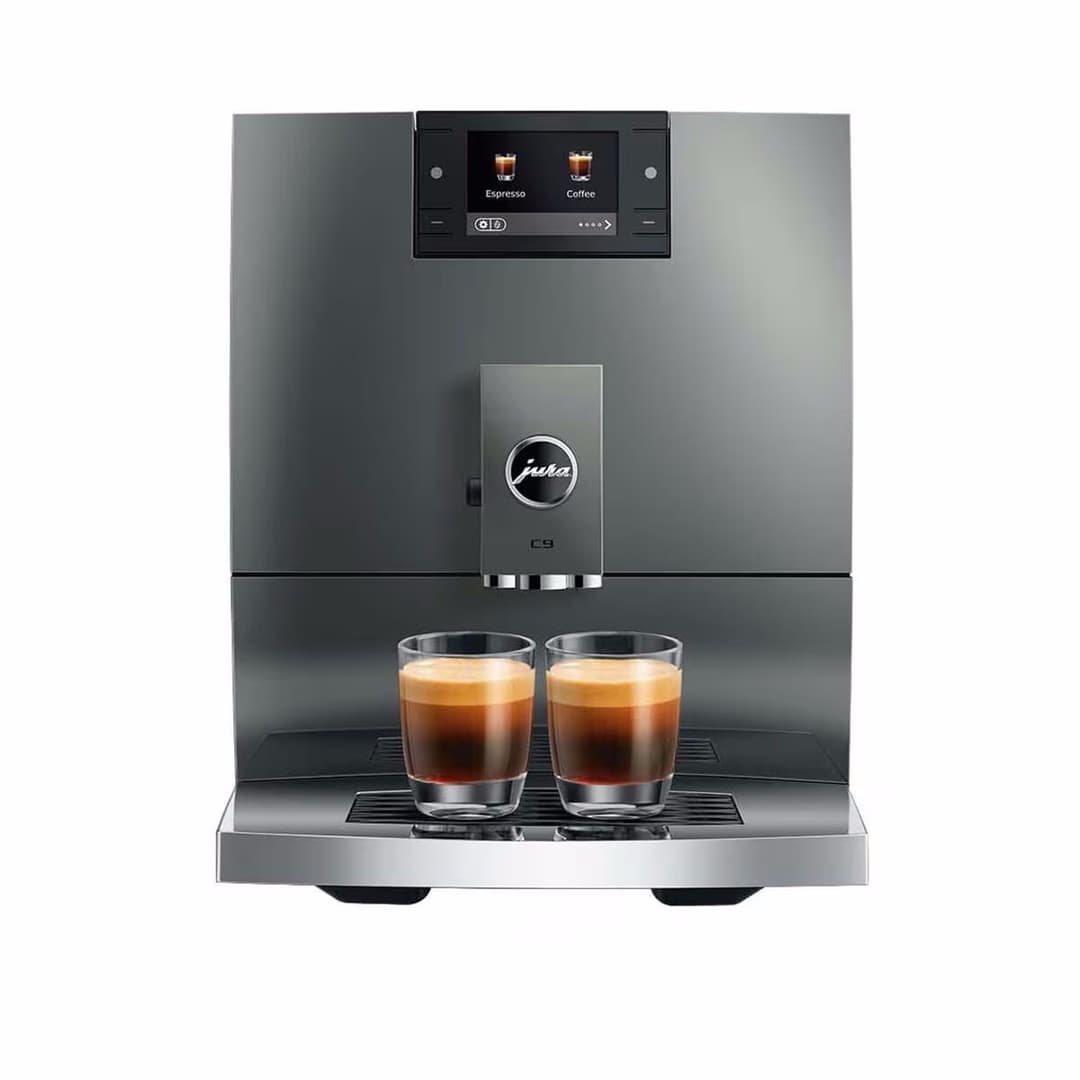 JURA C9 Piano Inox (SA) Kaffeevollautomat – JURA Kaffeevollautomaten Haushalt – grau