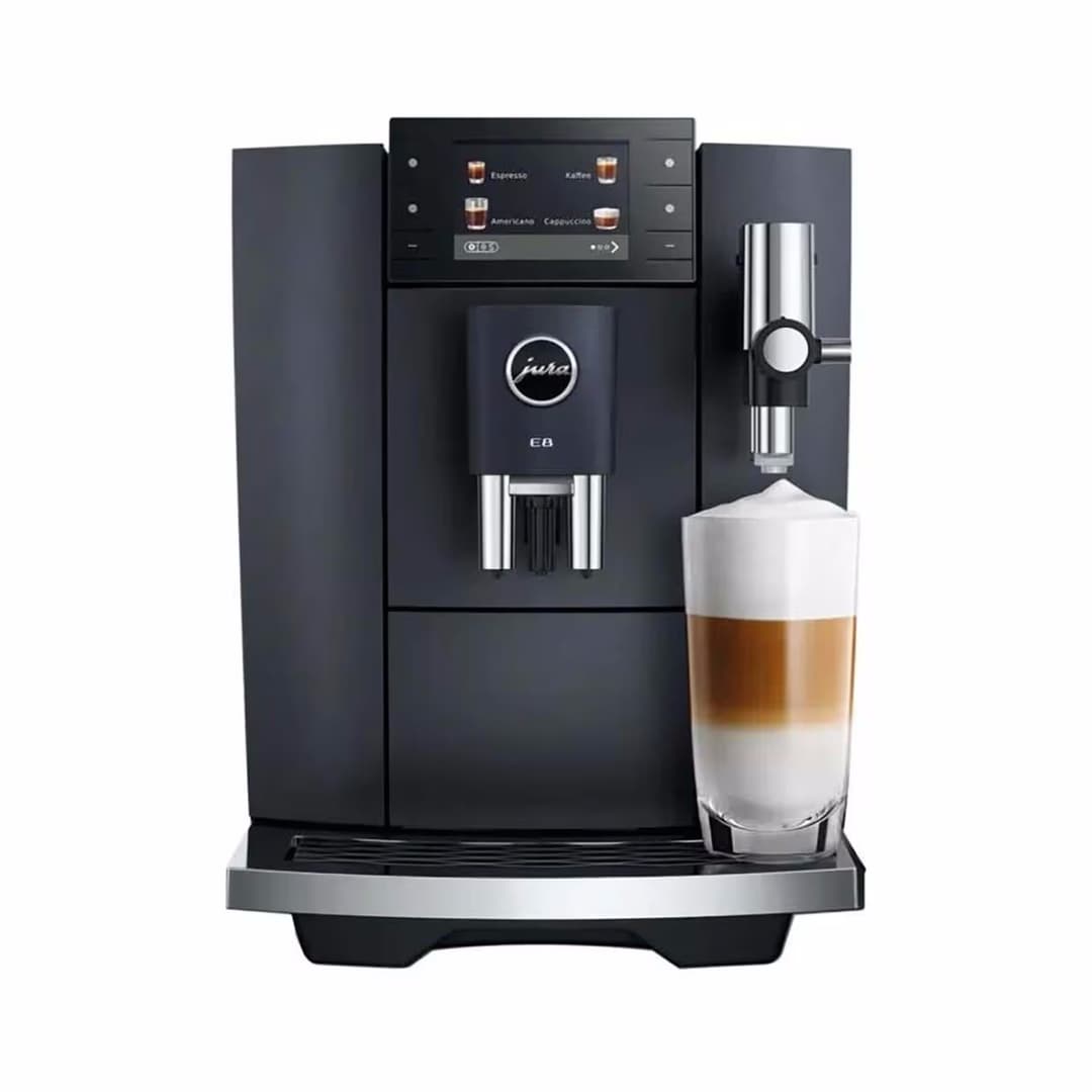JURA E8 Cosmic Black (SD) Kaffeevollautomat – JURA Kaffeevollautomaten Haushalt – schwarz