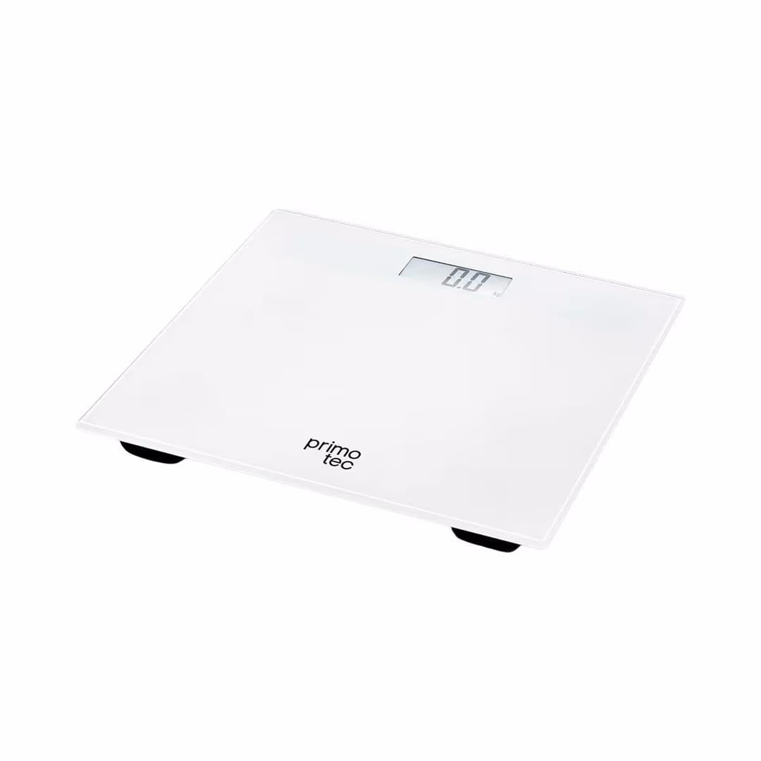 Primotec Precise White Personenwaage – Personenwaage/Körperwaage – weiss