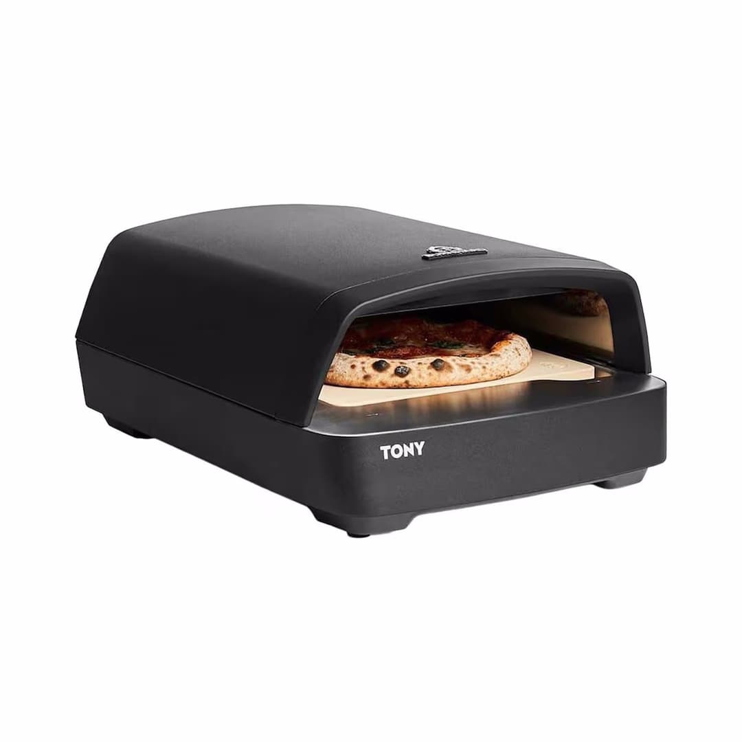 Burnhard TONY Pizzaofen – Pizza Ofen – schwarz