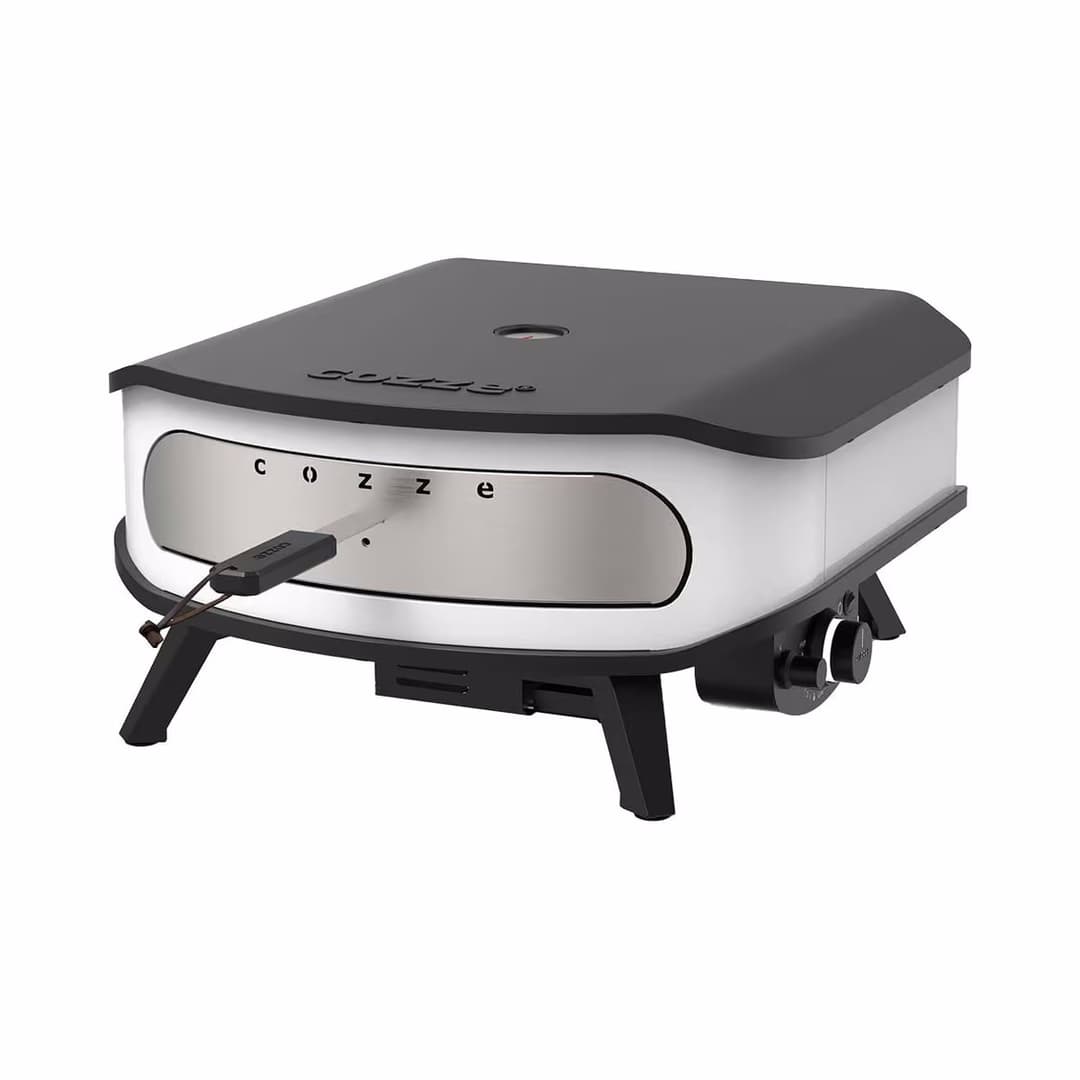 Cozze 90572 Gas-Pizzaofen 17 inch – Pizza Ofen – schwarz / weiss