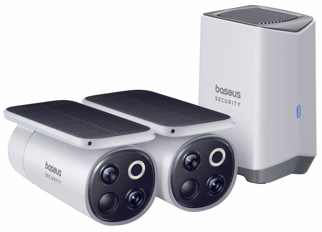 Baseus S1 Pro Outd. DualCam. 3K 2CamKit Outdoor Cam – Überwachungskamera – weiss