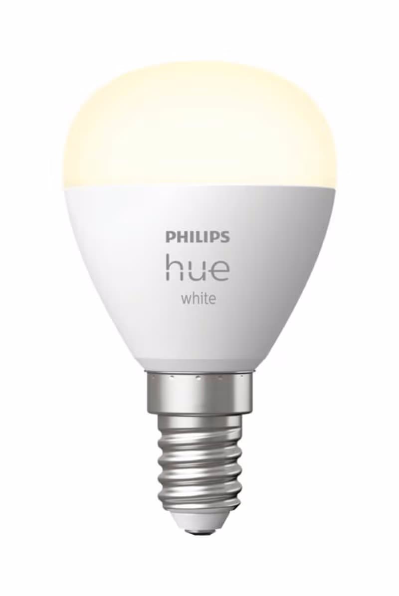 Philips Hue Lampe Tropfenform P45 White E14 (5.7 W) - 1 Stück LED-Lampe – LED/Leuchtmittel/Glühbirne