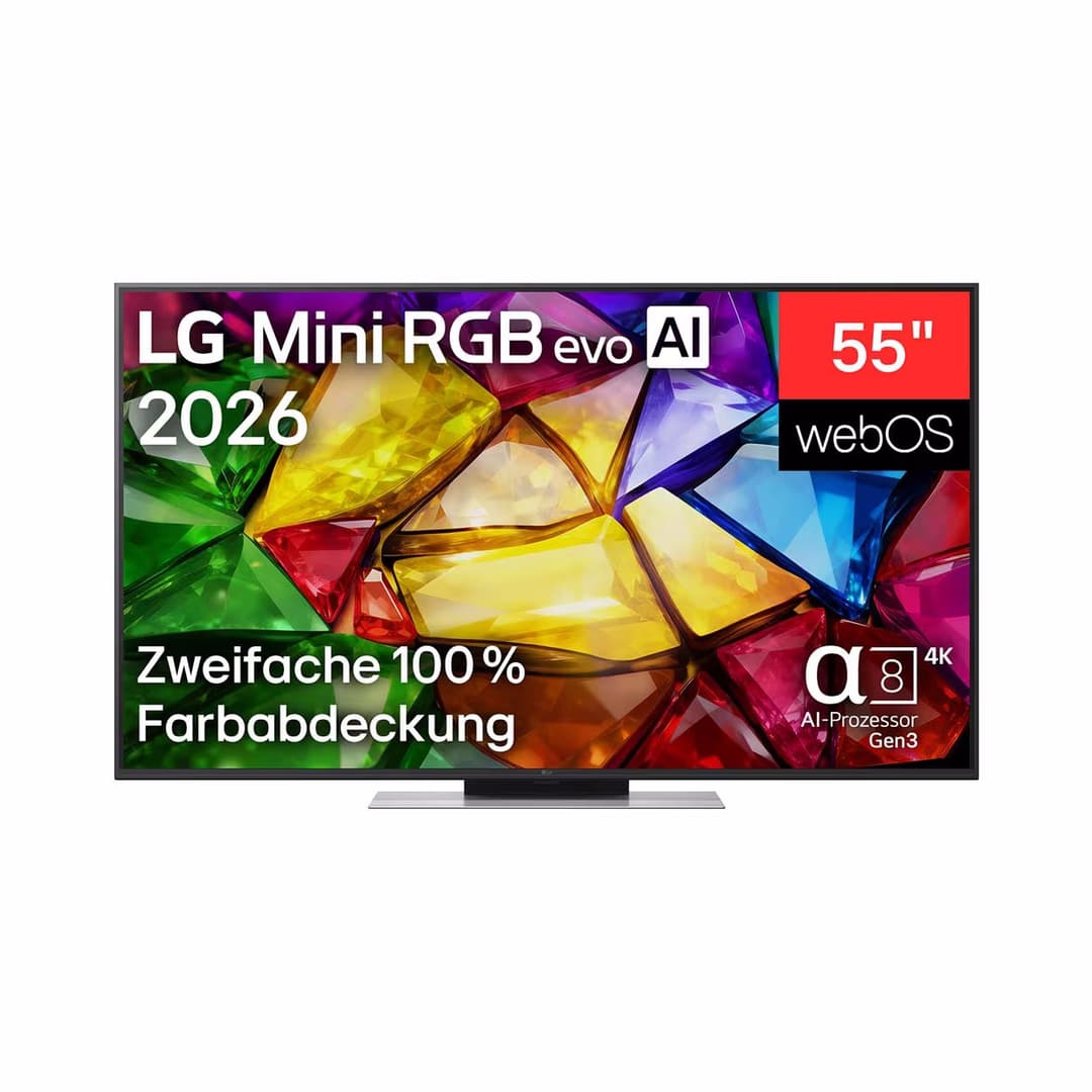 LG 55MRGB87B - 55", 4K Mini RGB, 2026 Fernseher – schwarz