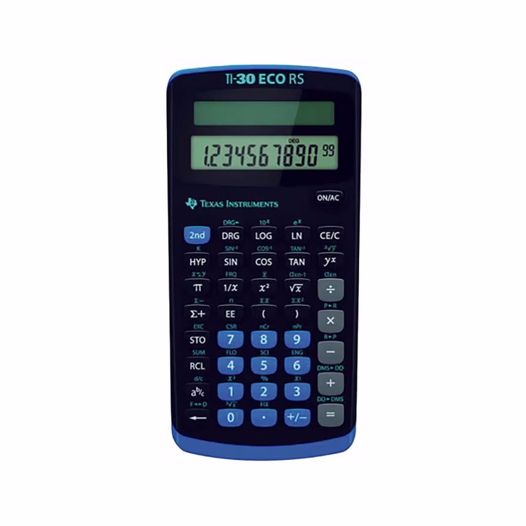 Texas Inst. TI-30 ECO RS Schulrechner – Taschenrechner/Tischrechner
