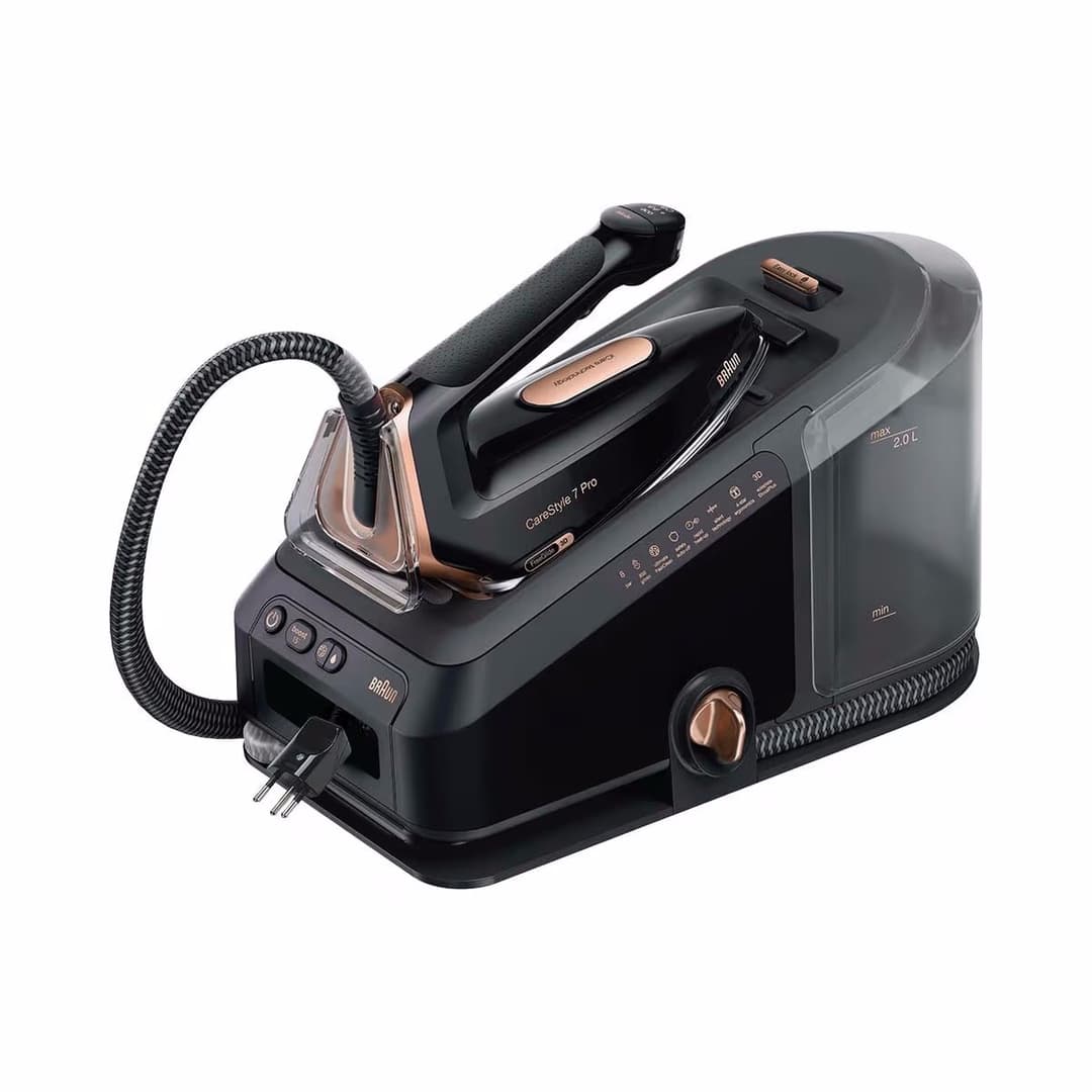 Braun CareStyle 7 Pro IS7285BK Dampfbügelstation – Dampfbügelstation/Bügelstation – schwarz