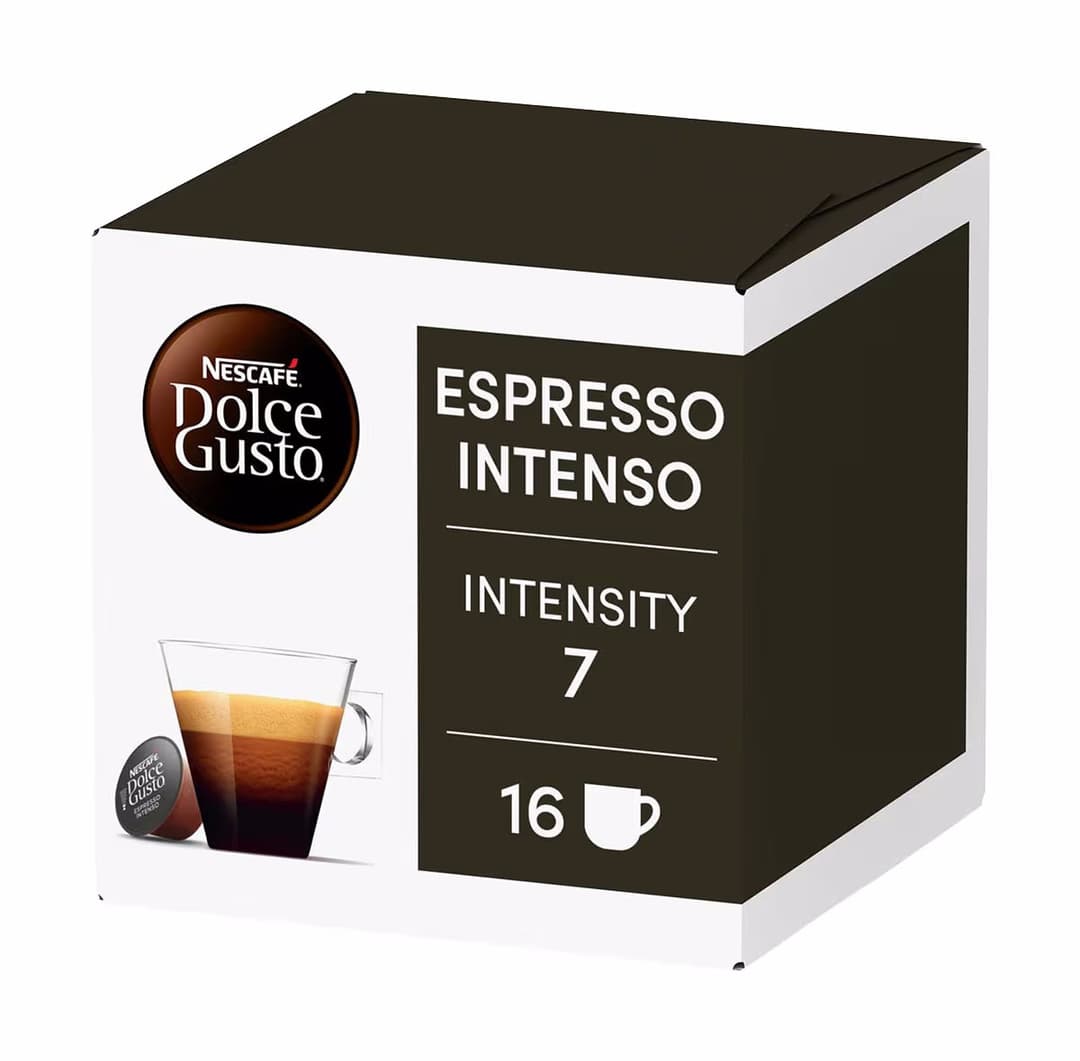 NESCAFE Dolce Gusto Espresso Intenso 16 Kaffeeportionen – Dolce Gusto Kapseln