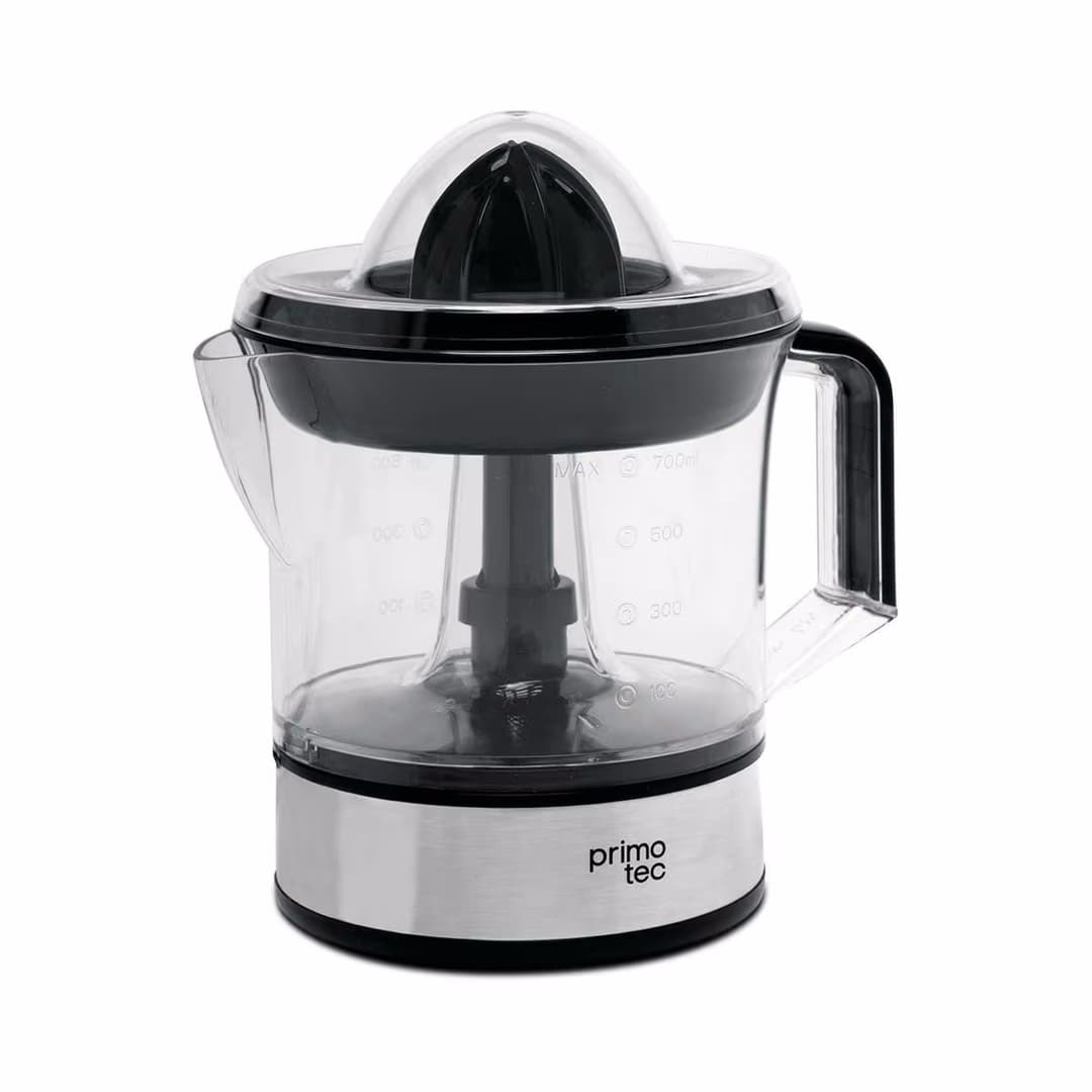 Primotec Juicy Zitruspresse – Entsafter/Saftpresse/Zitruspresse – schwarz / grau
