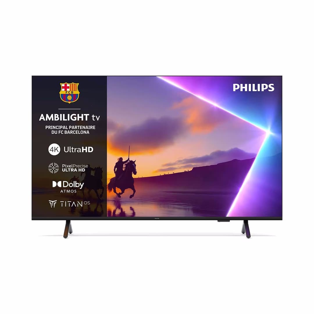 Philips 85PUS8500 - 85'', 4K UHD QLED TV, Ambilight, Titan OS, 2025 QLED TV – Fernseher – schwarz