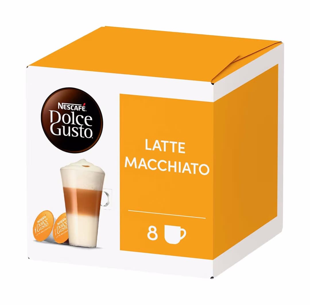NESCAFE Dolce Gusto Latte Macchiato 16 Kaffeeportionen – Dolce Gusto Kapseln