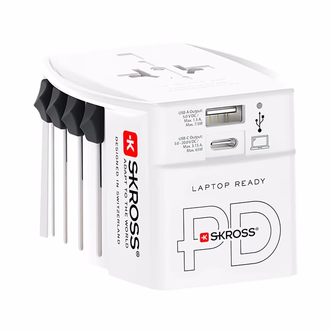 SKROSS MUV USB AC 65 PD Welt-Reiseadapter