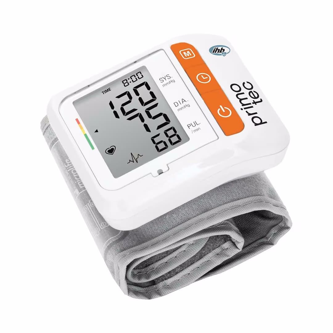 Primotec Vita Pulse Blutdruckmessgerät – Blutdruckmessgerät/Herzfrequenzmessgerät – weiss