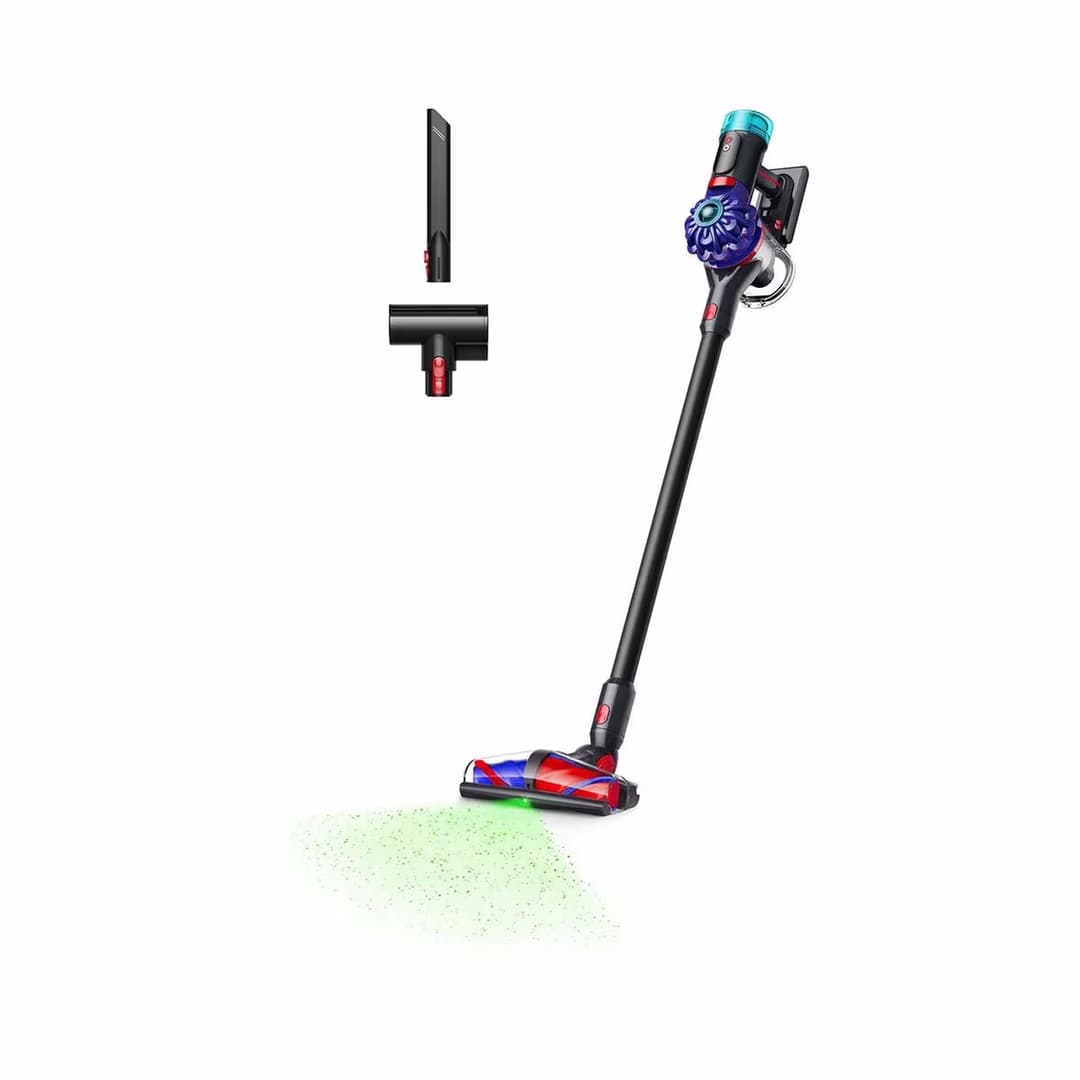Dyson V10 Konical Akkustaubsauger – Akku Staubsauger/Besenstaubsauger – schwarz / blau