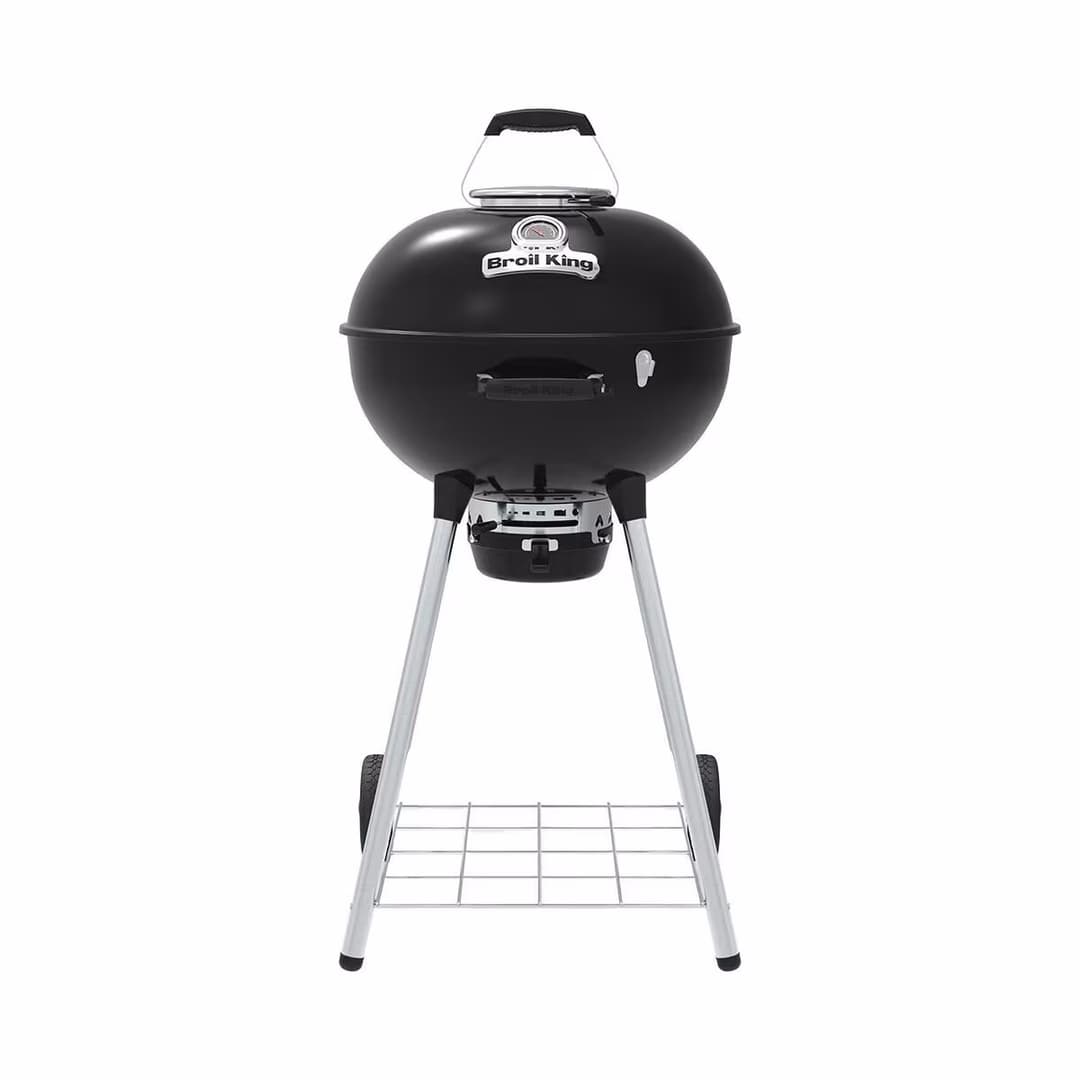 Broil King CROWN Premium 57cm Holzkohlegrill – Holzkohlegrill/Kohlegrill – schwarz