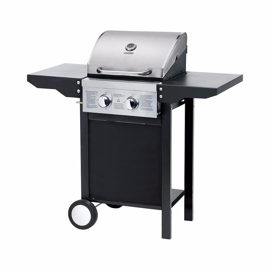 Novamatic BBQ 200 Gasgrill – edelstahl / schwarz