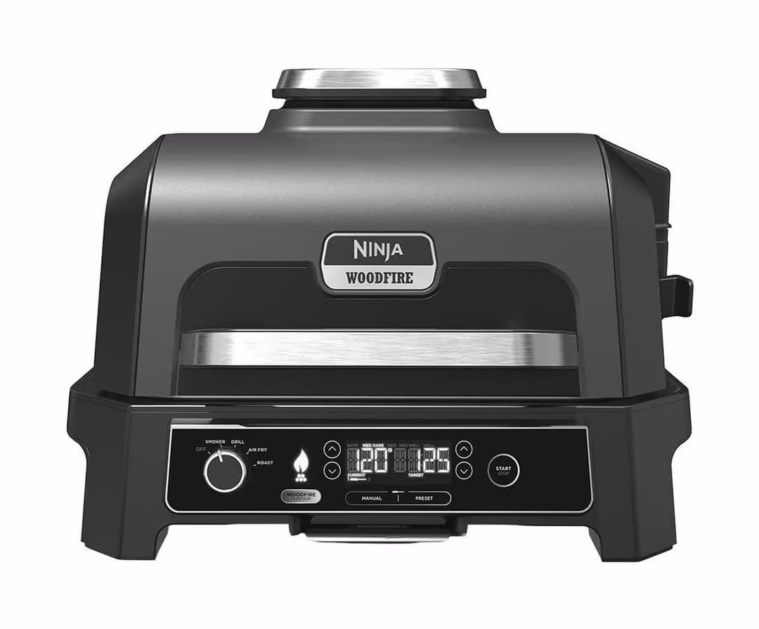 Ninja OG850CH Woodfire Pro XL Elektrogrill – schwarz / grau