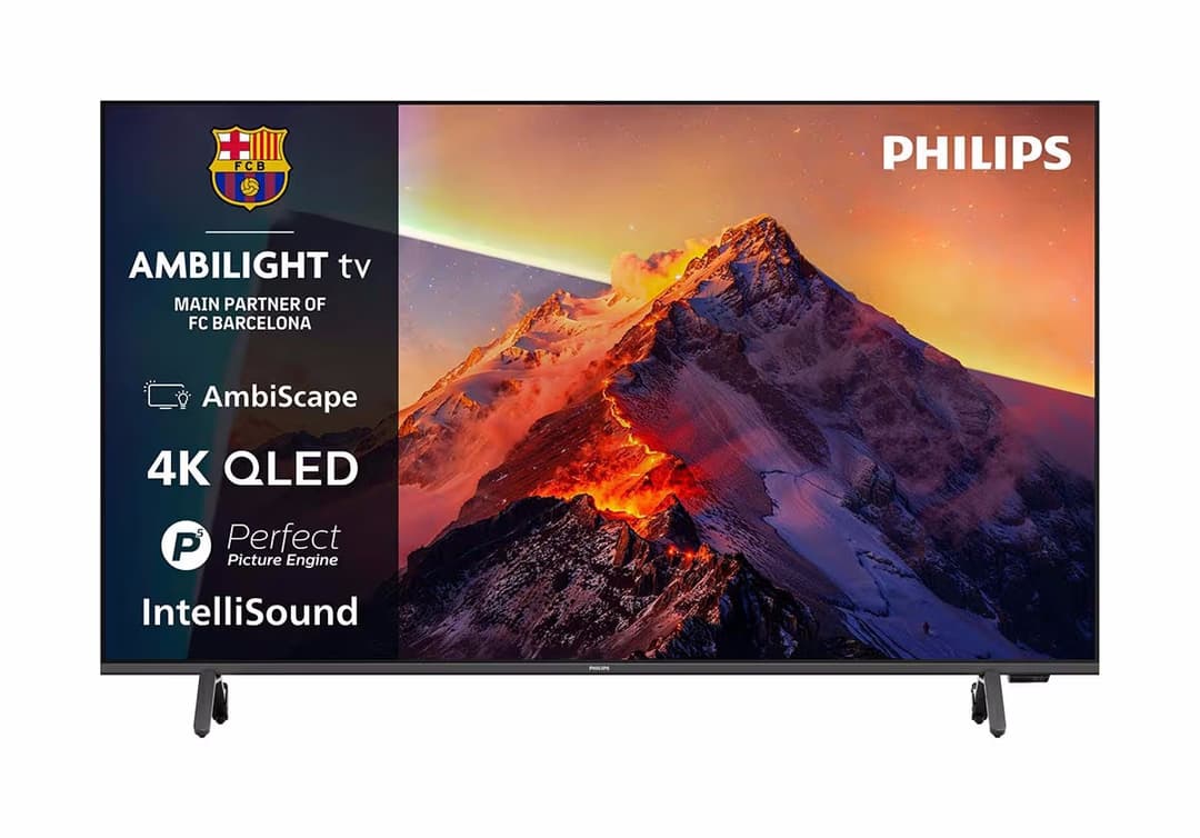 Philips 55PQS8651 - 55", 4K QLED TV, 2026 Fernseher – schwarz