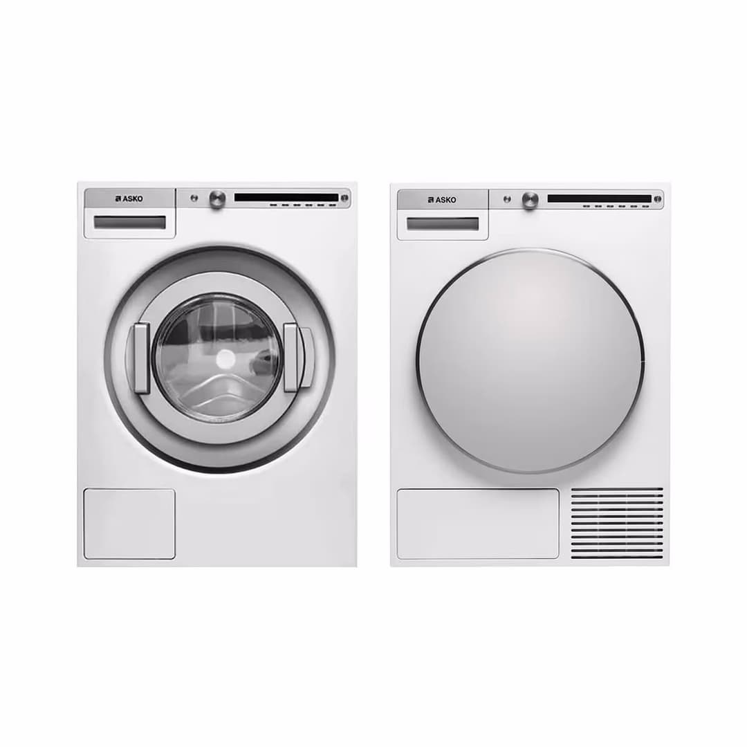 Asko Set WMC6863P.W/1 + TDC1781H.W/1 – Waschturm Set