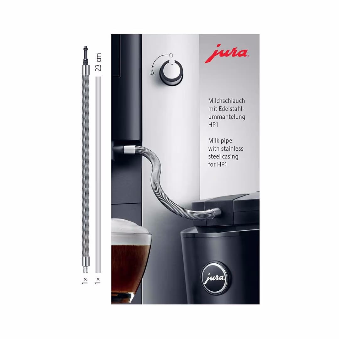 JURA Milchschlauch mit Edelstahlummantelung HP1 – JURA Zubehör Haushalt