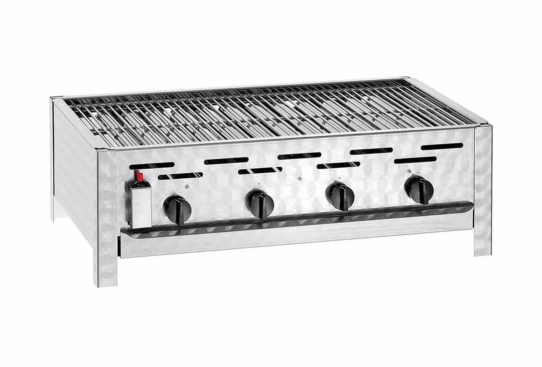 Blaser Trösch PROFI 4 Gastrobräter – Gasgrill – silber