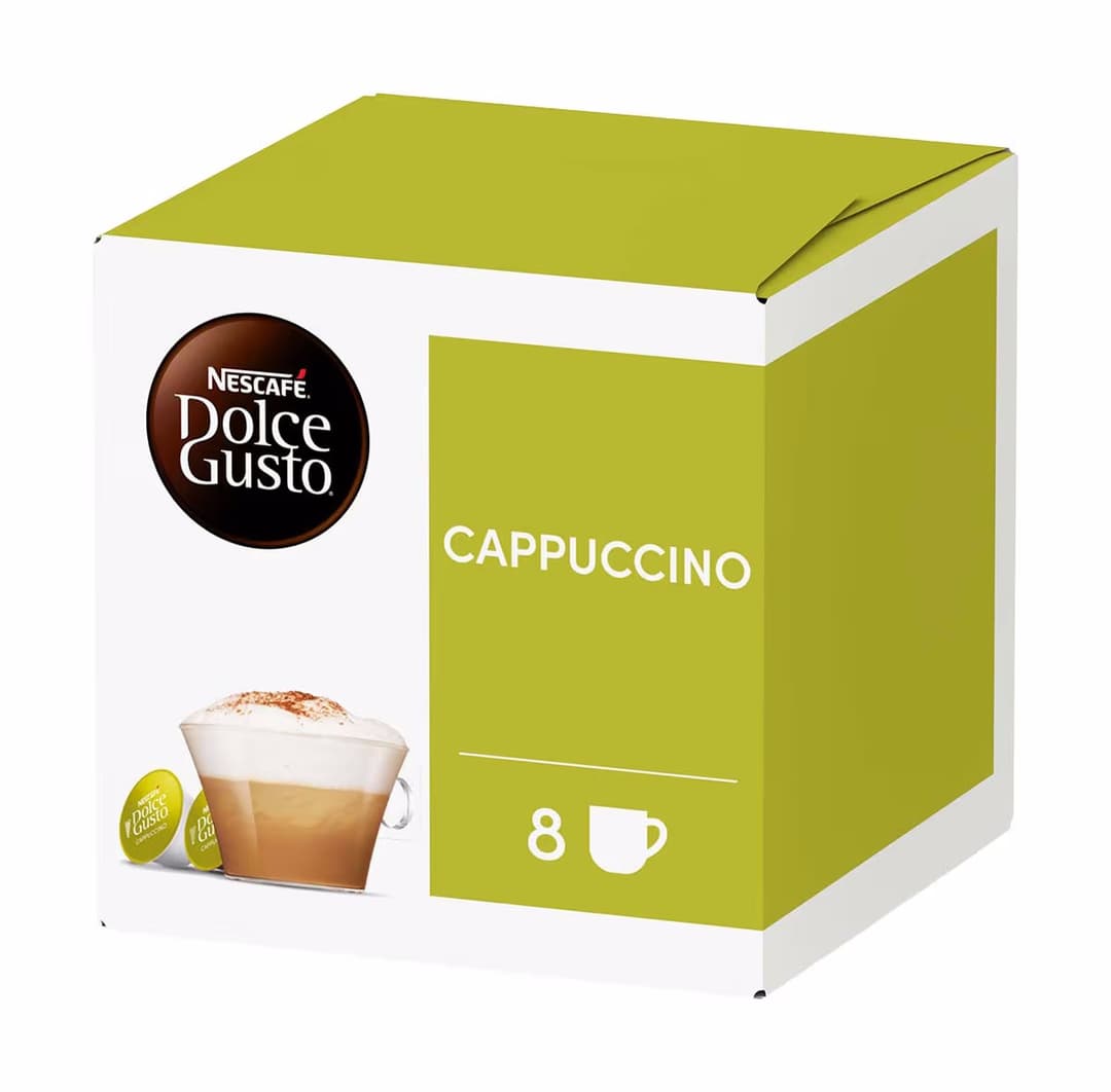 NESCAFE Dolce Gusto Cappuccino 16 Kaffeeportionen – Dolce Gusto Kapseln