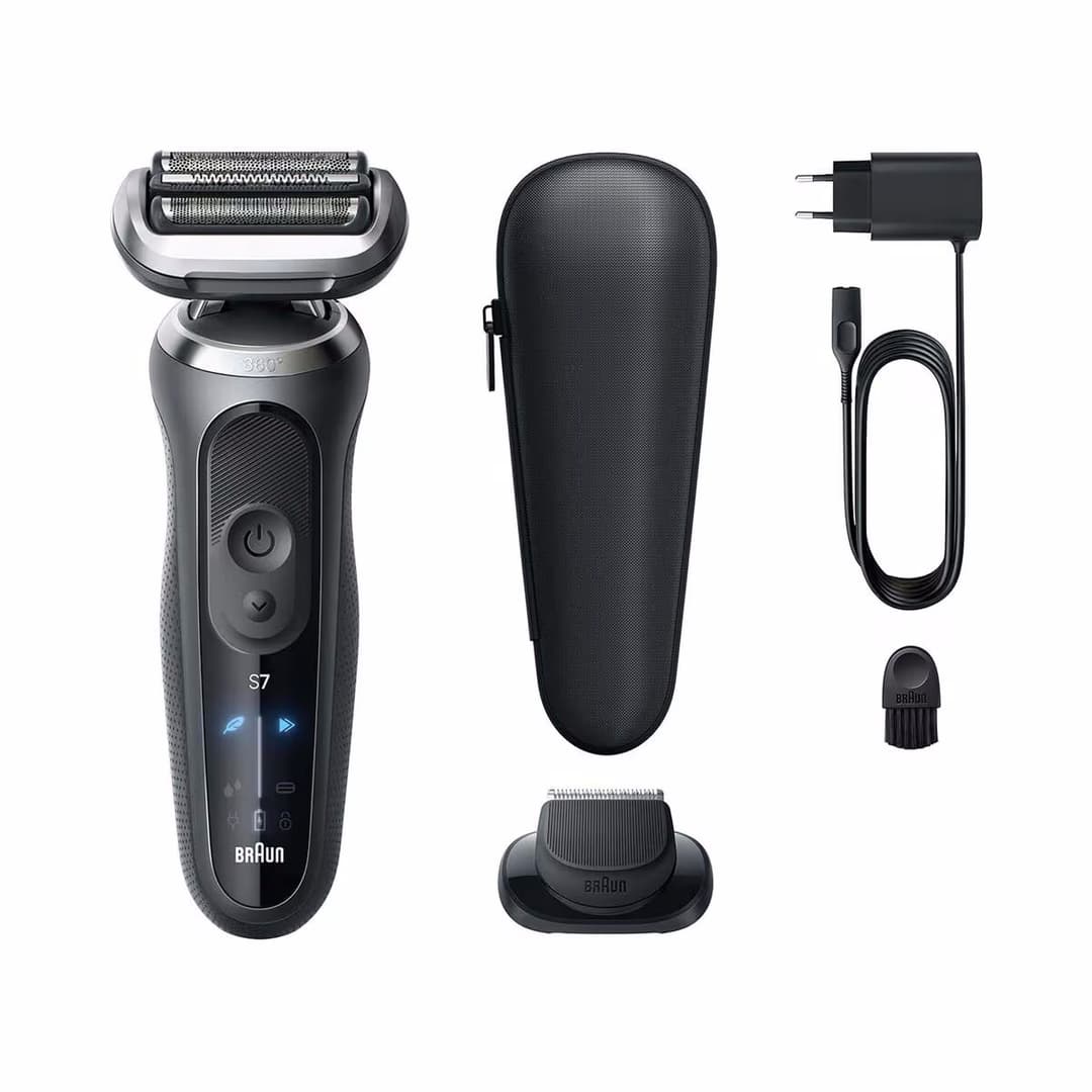 Braun Series 7 72-G1200s Elektrorasierer – Rasierer/Rasierapparat – grau