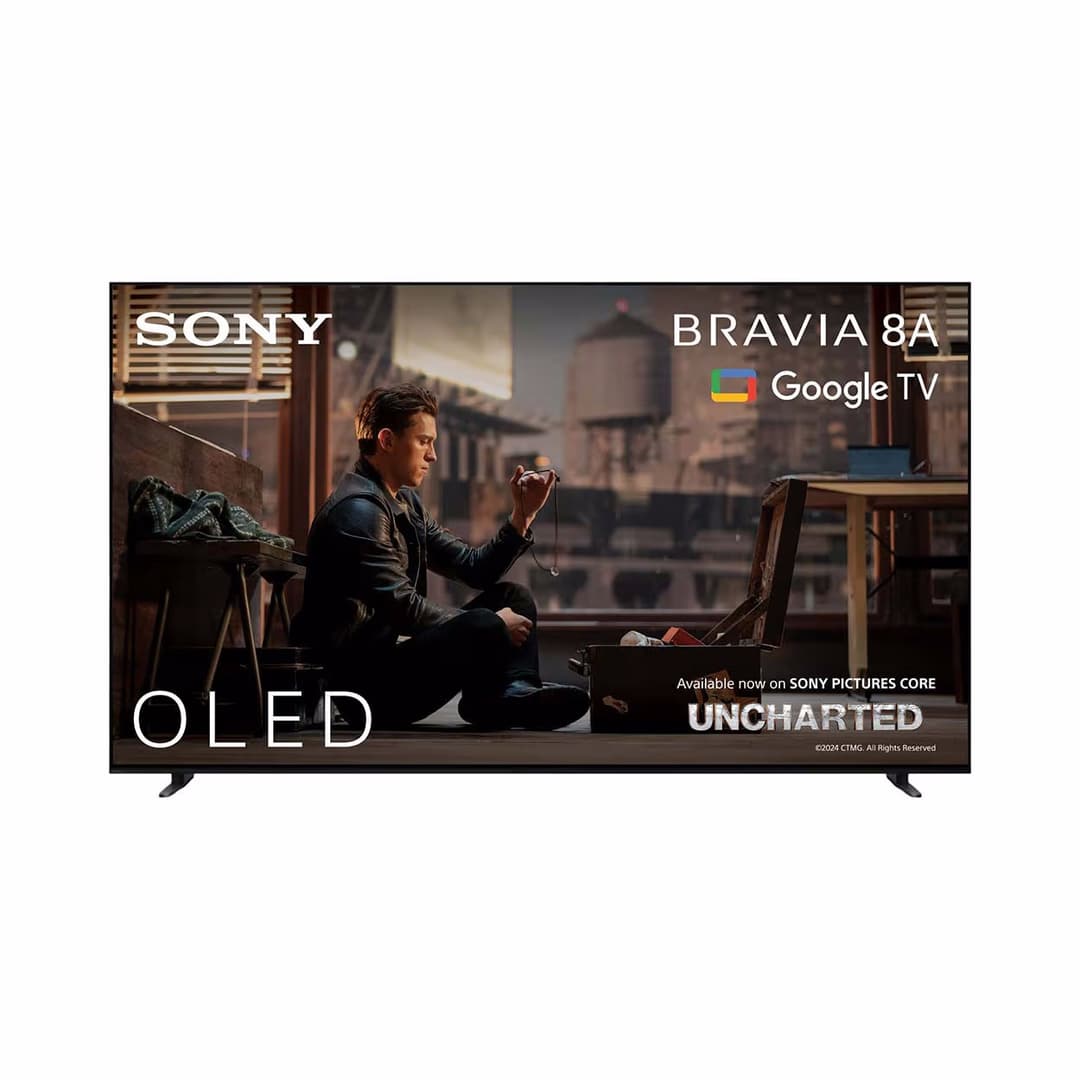 Sony BRAVIA 8A - 77'', 4K UHD OLED, Google TV, 2025 OLED-Fernseher – schwarz