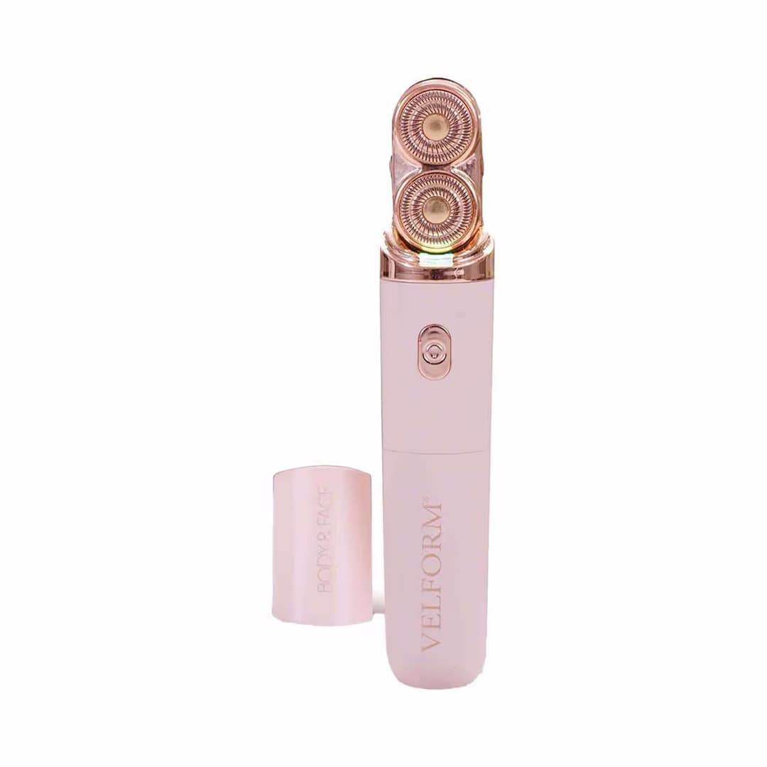 BEST DIRECT Velform Body & Face Damen-Haarentferner – Damenrasierer – pink