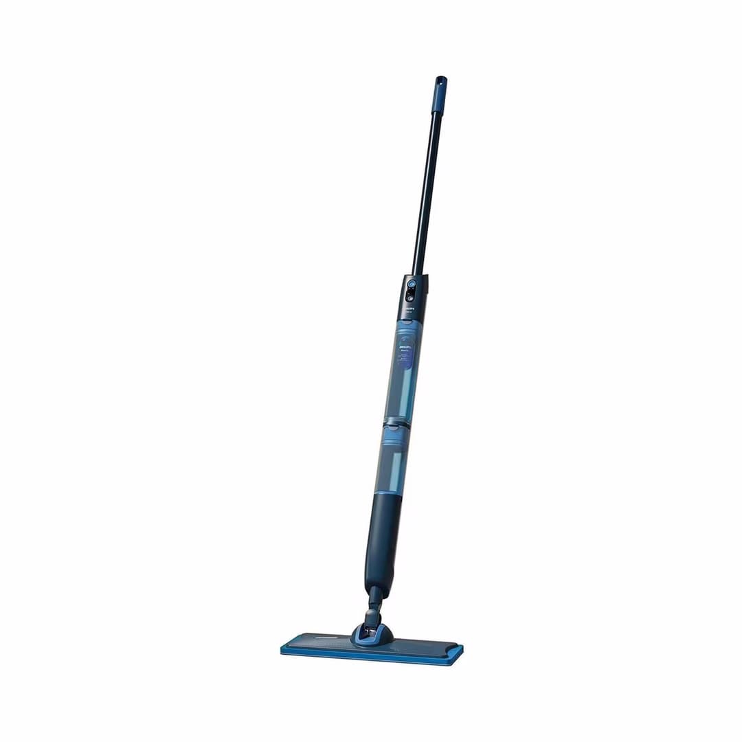 Philips OneUp XV5113/01 Elektrischer Mopp – Bodenwischer/Wischmopp – blau