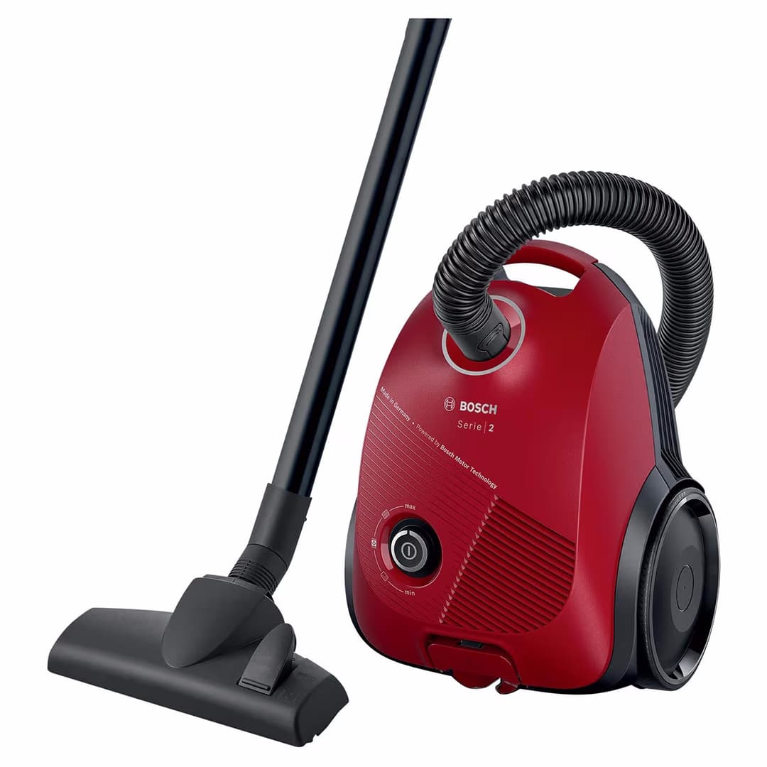 Bosch Serie 2 BGLS2RD1CH Staubsauger – Staubsauger mit Beutel – rot
