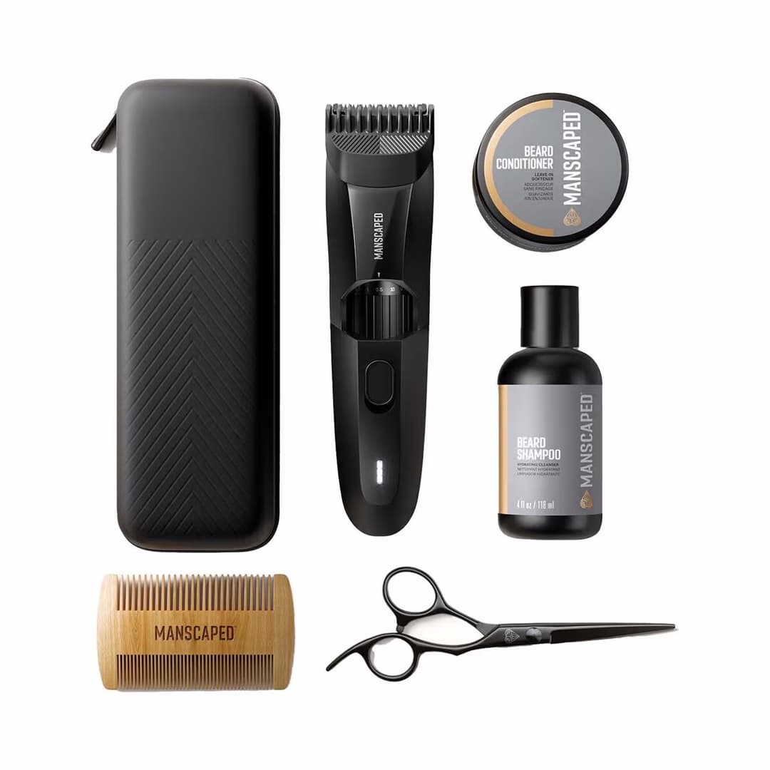 Manscaped Beard Hedger Essentials Kit Bartschneider Set – Trimmer/Barttrimmer/Bartschneider – schwarz
