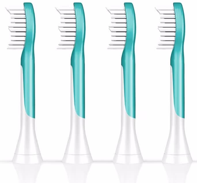Philips Ersatzbürste Kids HX6044/33 Ersatzbürsten – Ersatzbürste/Zahnpflege Zubehör – blau