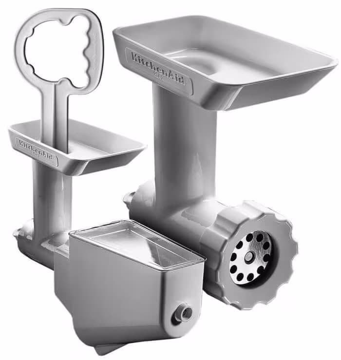 KitchenAid FLEISCHWOLF SET Fleischwolf-Set – Küchenmaschine Zubehör – edelstahl