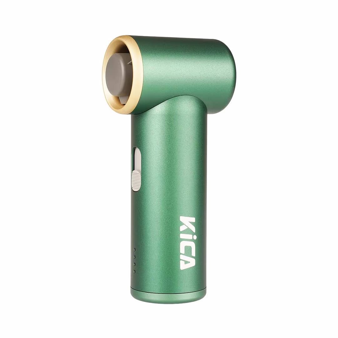 KiCA Jet Fan Mini Green Taschenventilator – Tischventilator/USB Ventilator – grün